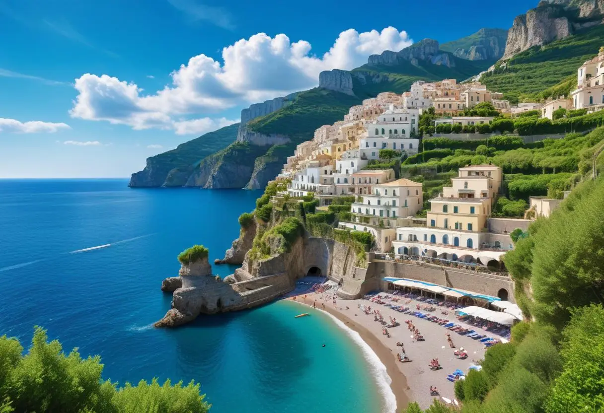 Väder i Amalfi illustration